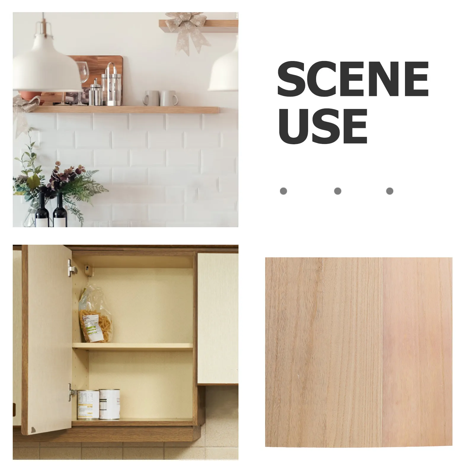 Solid Wood Planks for Shelf Partitions 12x12 Double-Sided Smooth Unfinished Wood Boards DIY Crafts Home Office Storage