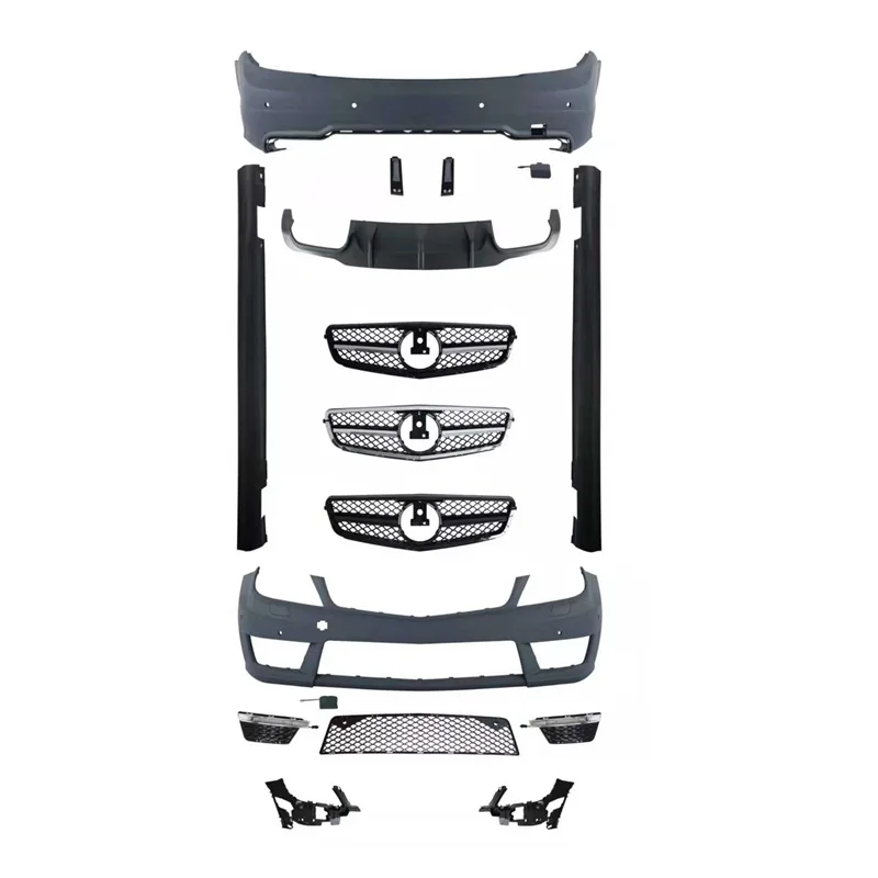 

Suitable for C63 Surround Bumper to Mercedes-Benz C-Class W204 Cover Headlights 2008-2013