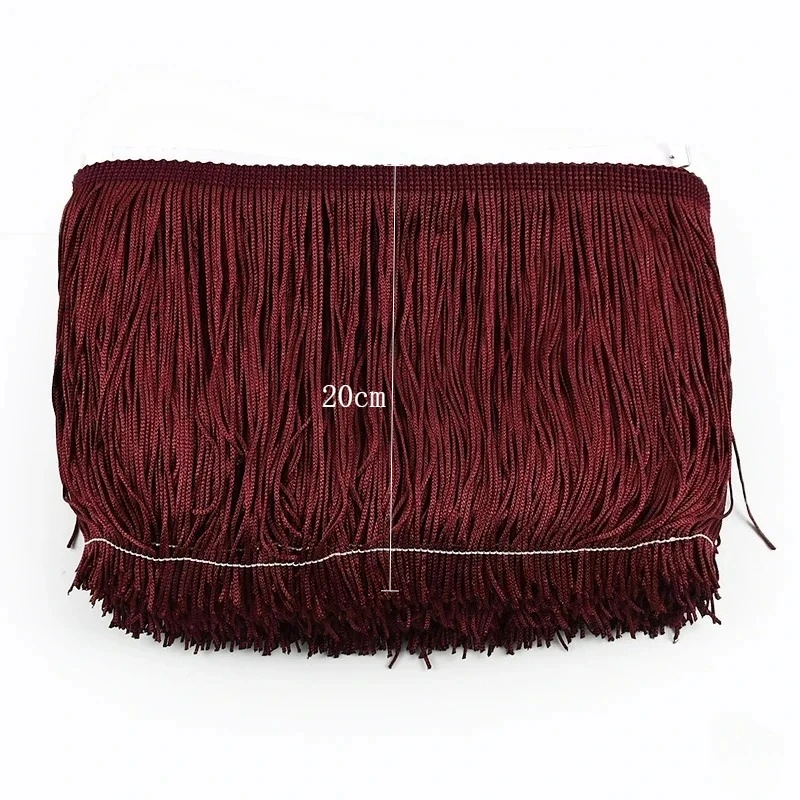 Red Tassel Fringes for Sewing Projects