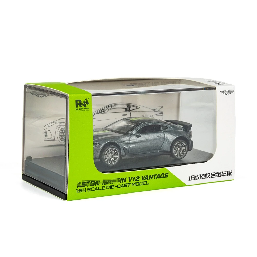 مع صندوق أكريليك 1:64 V12 فانتاج فالكيري GT2 سبيكة موتور لعبة السيارة يموت الصب نموذج معدني جمع الصبي هدايا عيد الميلاد ﻿