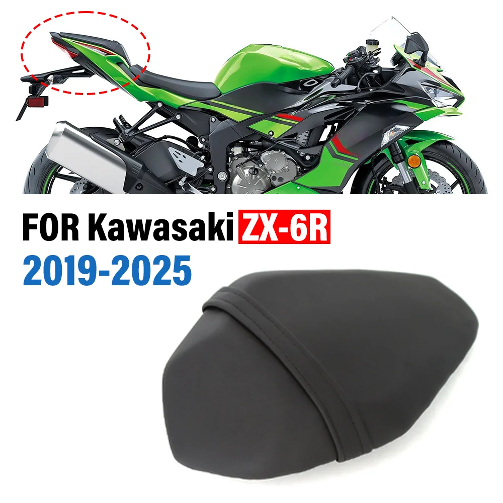 

FOR KAWASAKI ZX-6R ZX6R 2019 2020 2021 2022 2023 2024 2025 Motorcycle Passenger Pad Kit Rear Pillion Seat Cushion Accessories