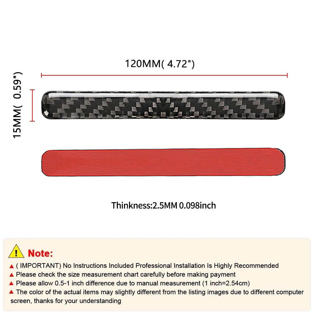 

Car Door Edge Anti-collision Strips Carbon Fiber Door Protector Sticker Bumper Anti-scratch 4PCS