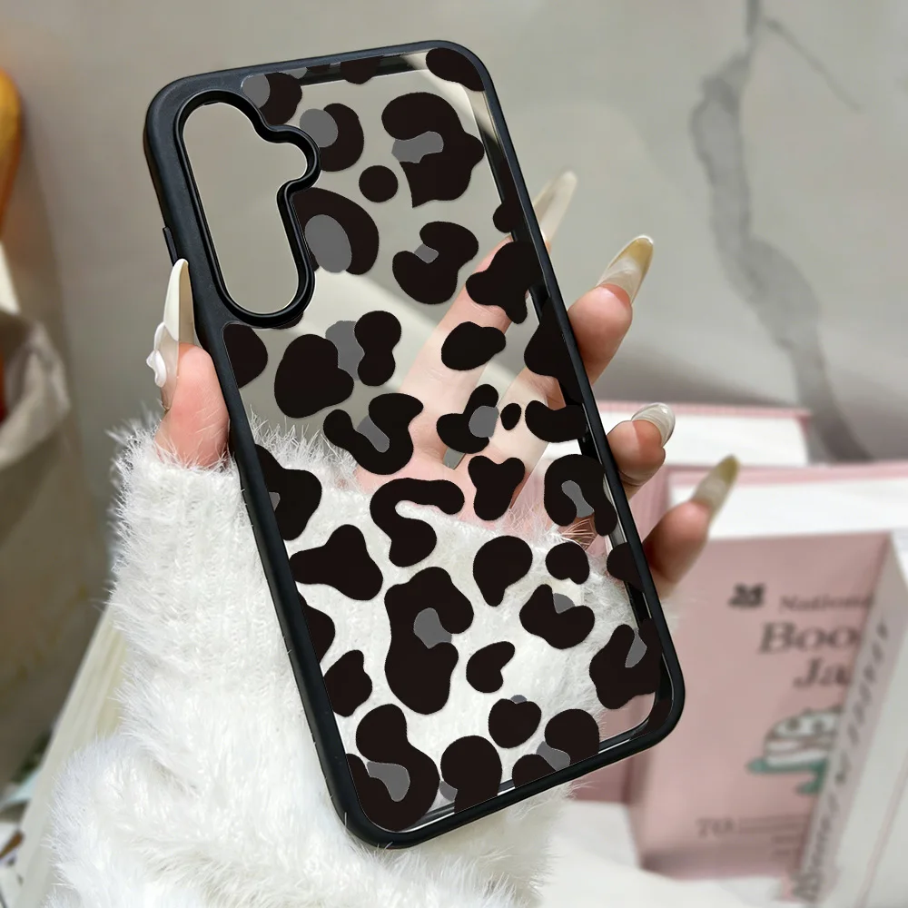 INS Leopard Phone Case For Samsung S26 Ultra S25 A16 5G A56 S24 S23 A57 A55 A54 A36 A37 A35 A34 A26 A25 A15 A14 A13 A07 A06 Capa