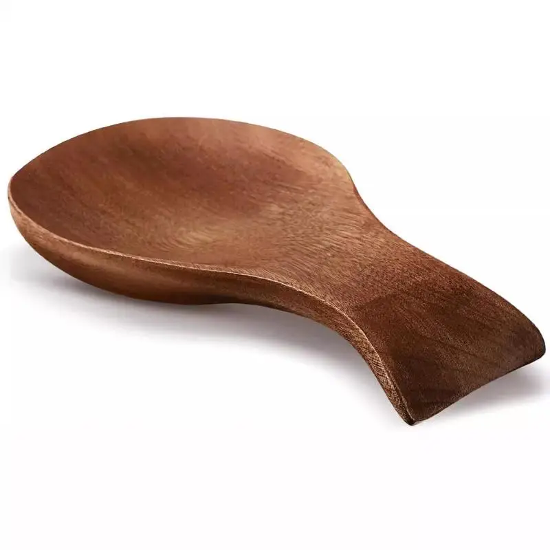 (YY)1Pc 2025 New Wooden Spoon Holder Rack Kitchen Tool Spoon Tray Cooking Spatula Tableware Holder