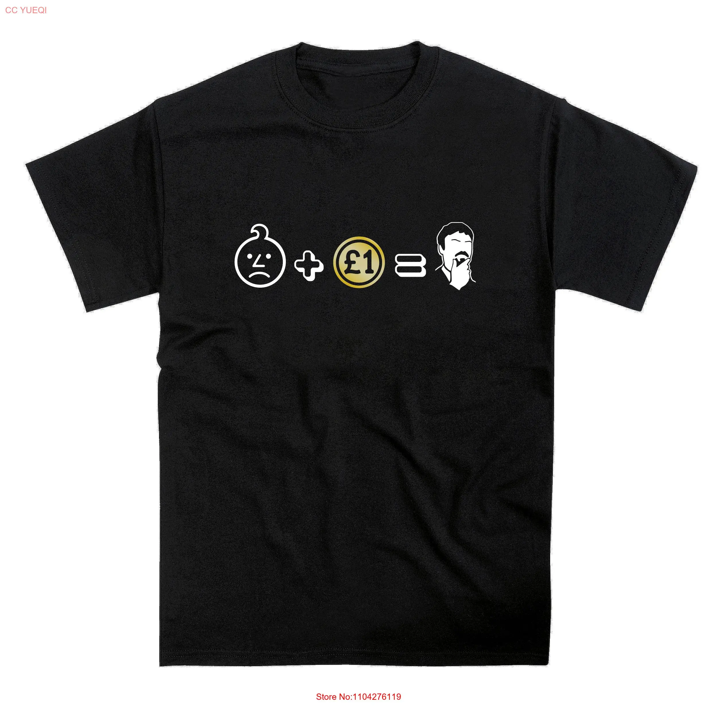 Ashens Onion Pound Math T Shirt long or short sleeves