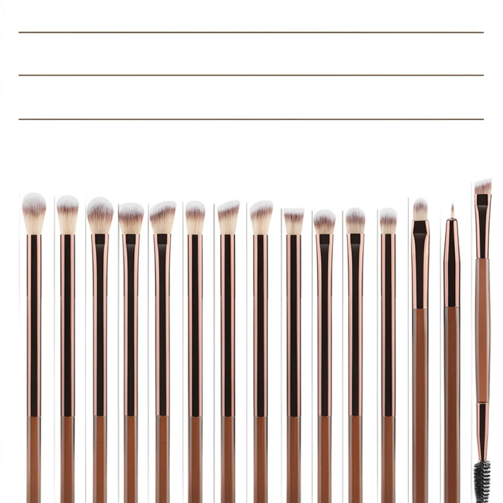 Advanced Eye Makeup Brush Set For Eyeshadow Blending Precision Cosmetic Applicator Tools Soft Bristles Beauty Kit