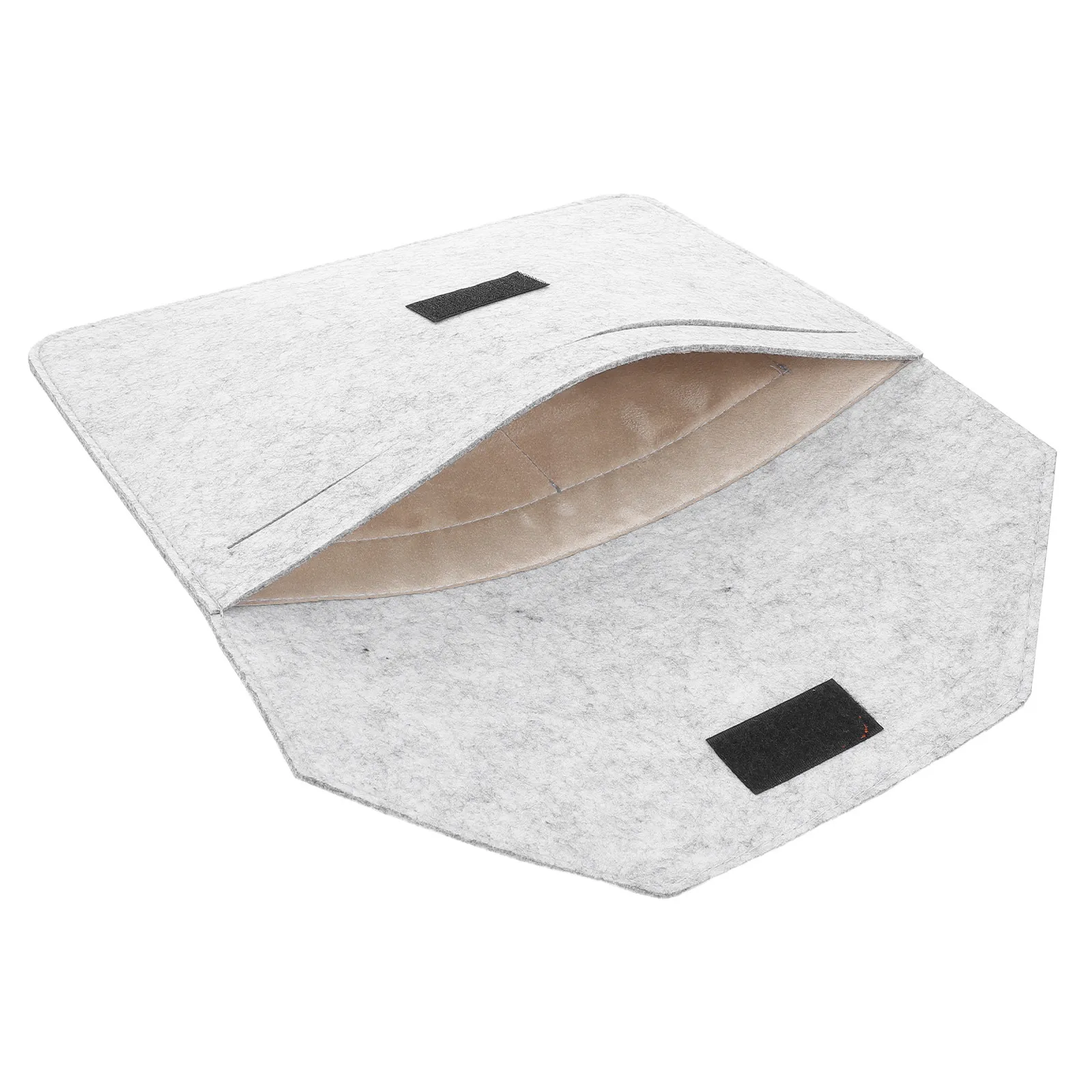 

1Pcs Laptop Pouch Bag Soft Lined Wear Resistant for 13.3inch Tablet Notebook Storage Carry Case Cover Light Grey