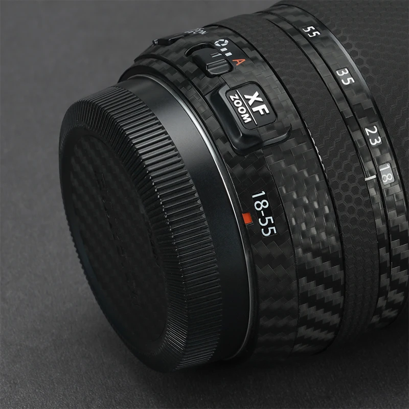 Fuji XF18-55 Ống Kính Dán Vinyl Wrap Phim Đối Với Fujifilm Fujinion XF18-55mm F2.8-F4 R OIS Ống Kính Decal Skin Protector Sticker
