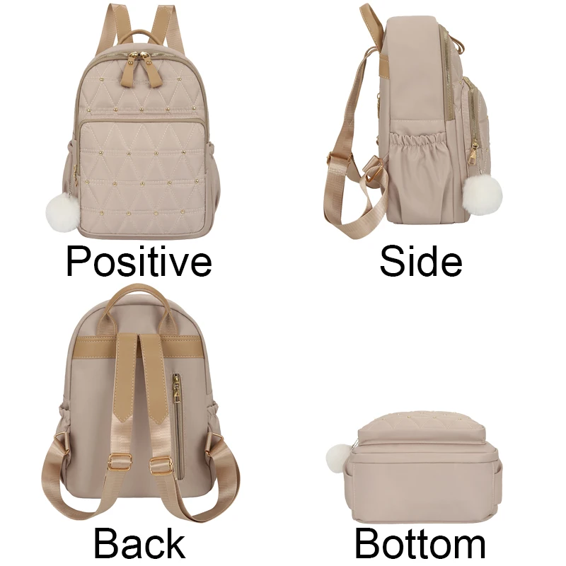 New Women Backpack Luxury High Quality Leather Fashion Shoulder Bag Female Multifunction Large Capacity Travel Knapsack Mochila