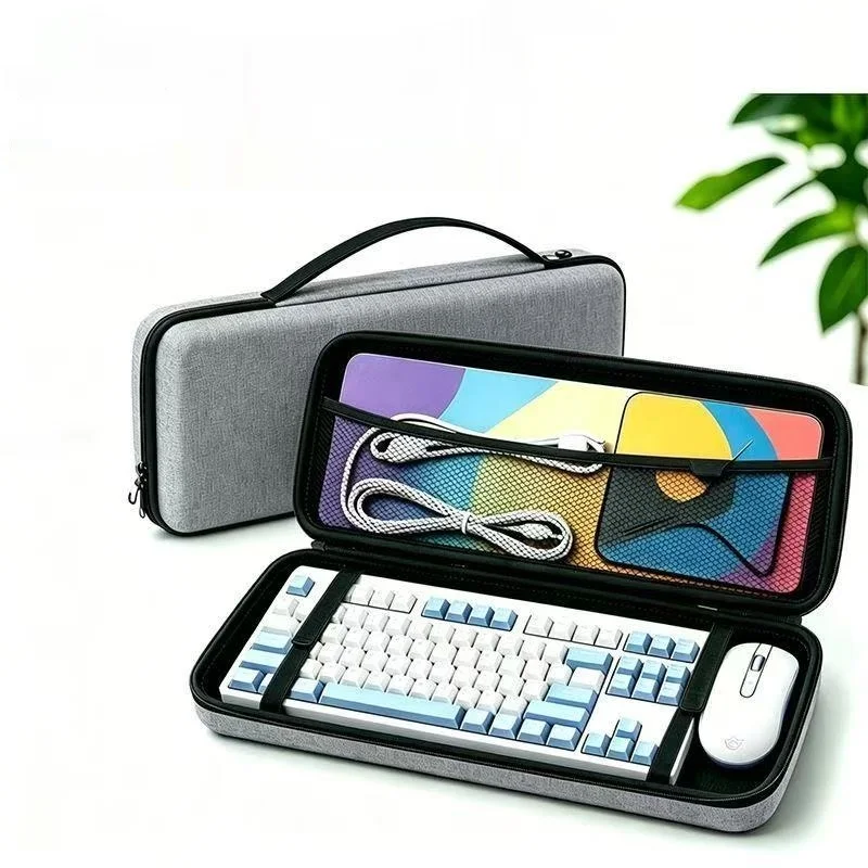 Mechanical Keyboard Storage Bag Shockproof Pressure Resistant Portable Integrated Carry Pouch For Keyboard Mouse Outdoor Travel