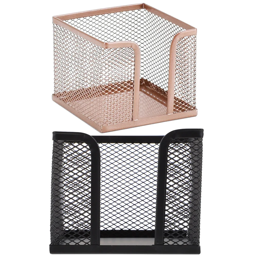 2 قطعة صندوق المفكرة شبكة منظم سطح المكتب السلس مقاومة للخدش الحديثة تصميم بسيط مذكرة الوسادة حامل لمكتب المنزل مكتب