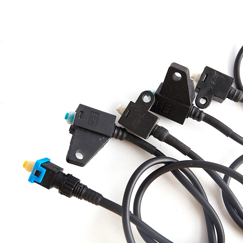 Universal Motorcycle Brake Light Switch Cable, Direita e Esquerda Linha de freio dianteiro, Drum Tipo, Disco único, Moto, Suzuki, Yamaha