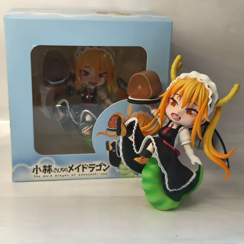 

Новая фигурка Тору из аниме «Драконья горничная мисс Кобаяши» в Q-версии, коллекционная статуэтка из ПВХ в коробке, украшение для рабочего стола для фанатов аниме