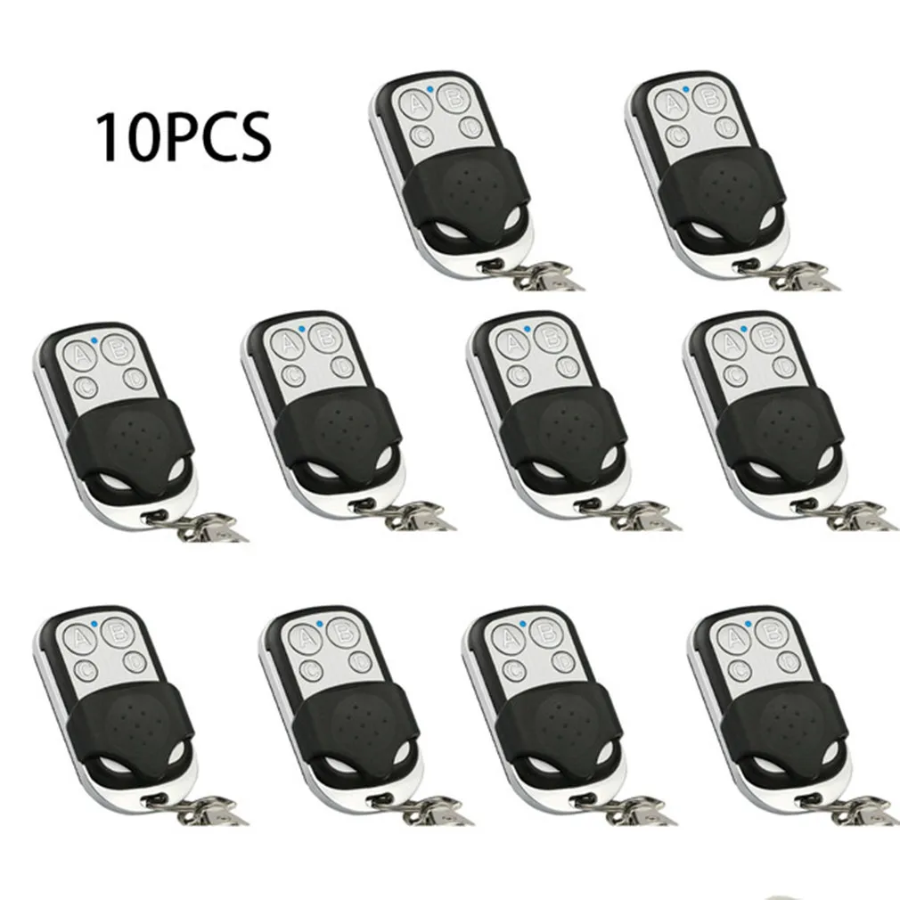 

1/5/10PCS Universal Remote Control 4 Button Gate Garage Door Opener Electric Garage Door Gate Remote Cloning 433 MHz Transmitter