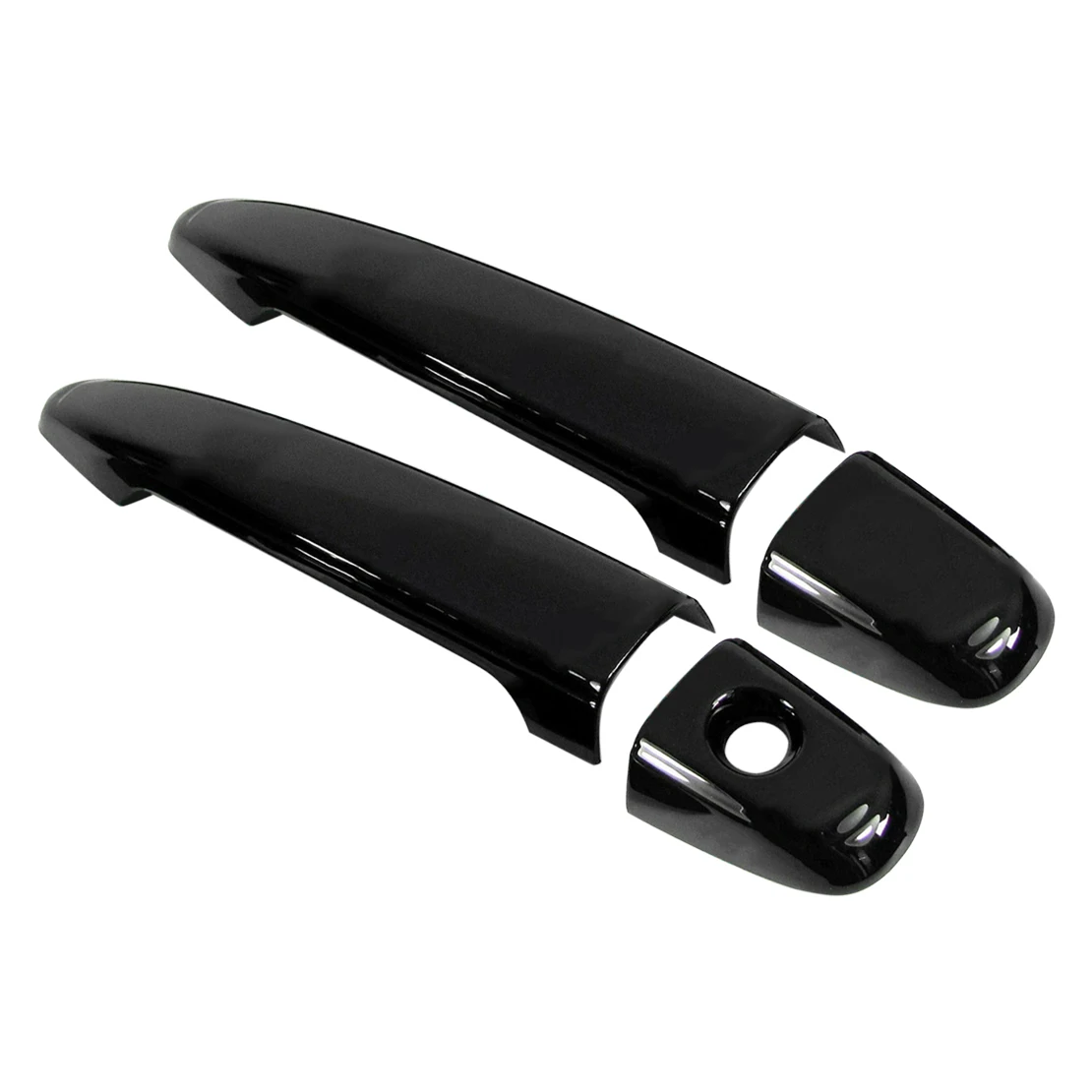 

1 Set Glossy Black Exterior Door Handle Cover Trim Cap Key Hole ABS Fit for Lexus SC430 2002 2003 2004 2005 2006 2007 2008-2010
