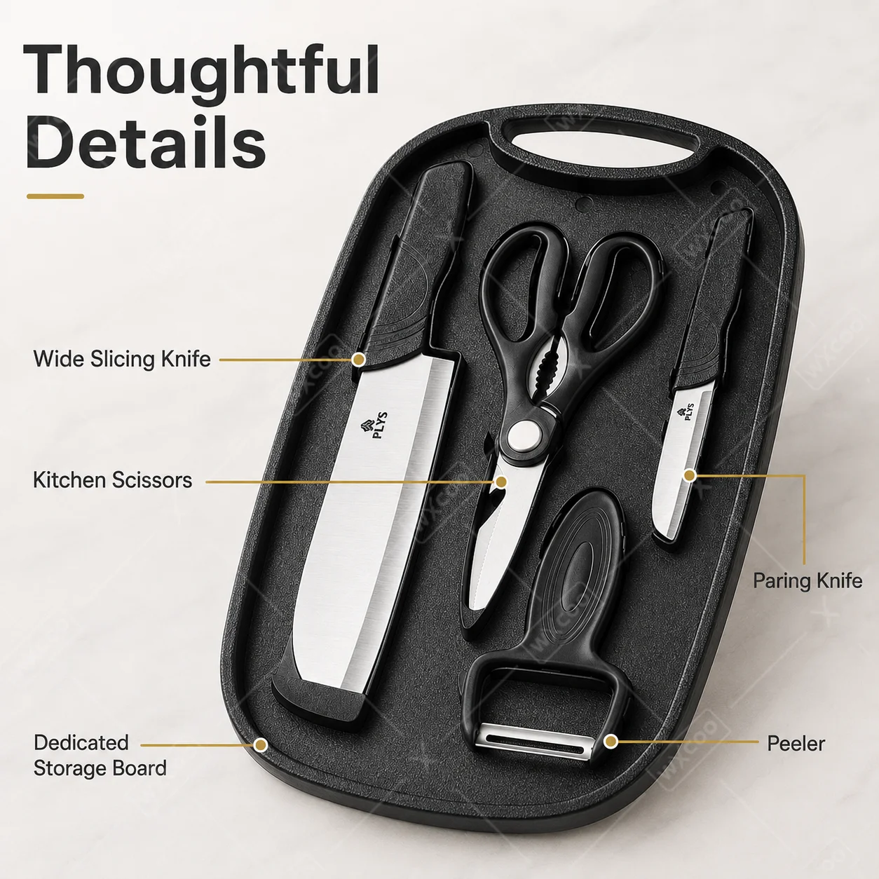 WXCOO Portable Travel Cutting - Baby Food Knife Set ulasan dan harga