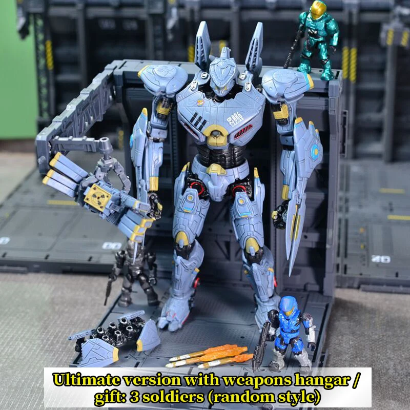 

Bandai 20cm Pacific Rim Mecha Model Striker Eureka Gipsy Danger Mech Action Figure Movable Joints With Led Light Deluxe Kids Toy