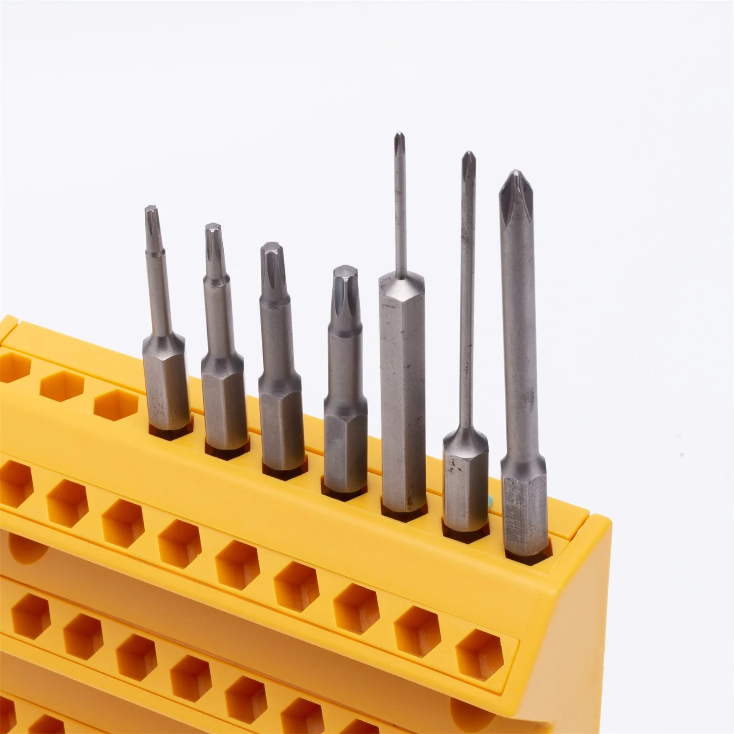 70 Slot Hex Bit Holder Organizer Drill Bit Storage Milling Cutter Drill Holder 1/4 Inch Hex Screwdriver Bit Organizer