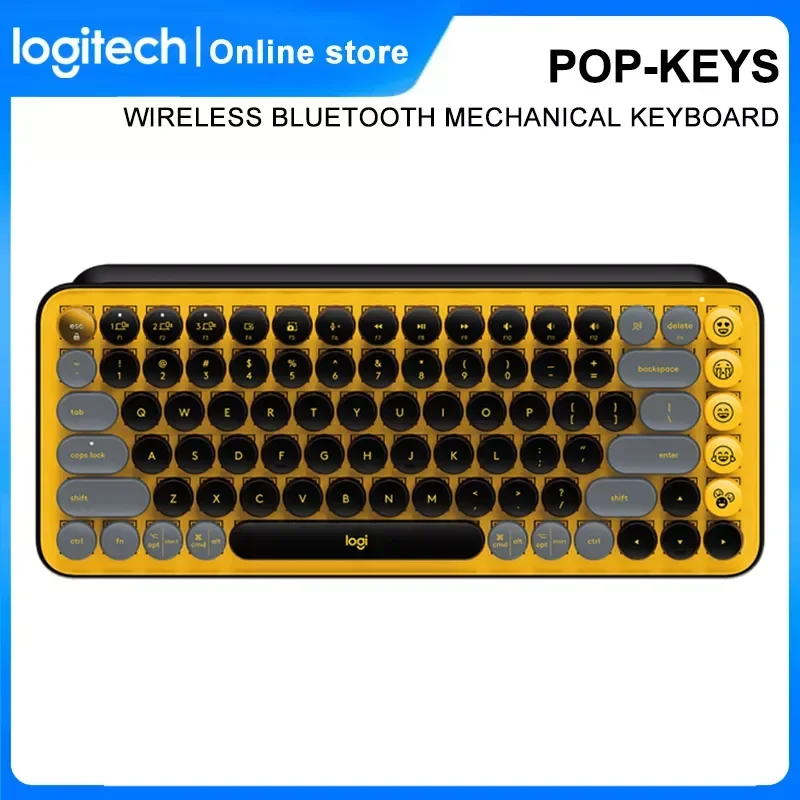 Logitech POP KEYS Wireless Bluetooth Mekanik Klavye ve Fare Seti: Daha Akıllı ve Daha Hızlı Çalışma İçin