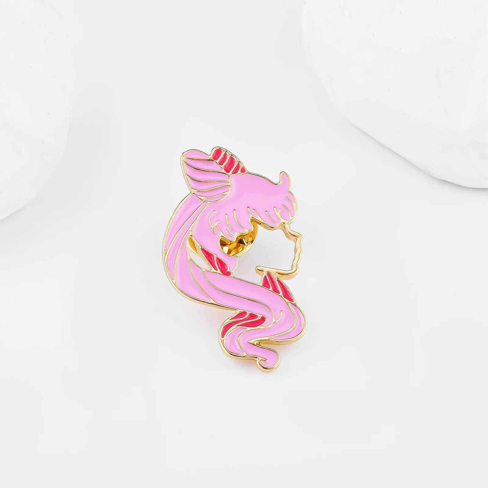 Anime Sailor Moon Chibiusa Enamel Pin New Beauty Girly Lapel Pin Hat Brooch Badge Jewelry Gifts for Women Girls