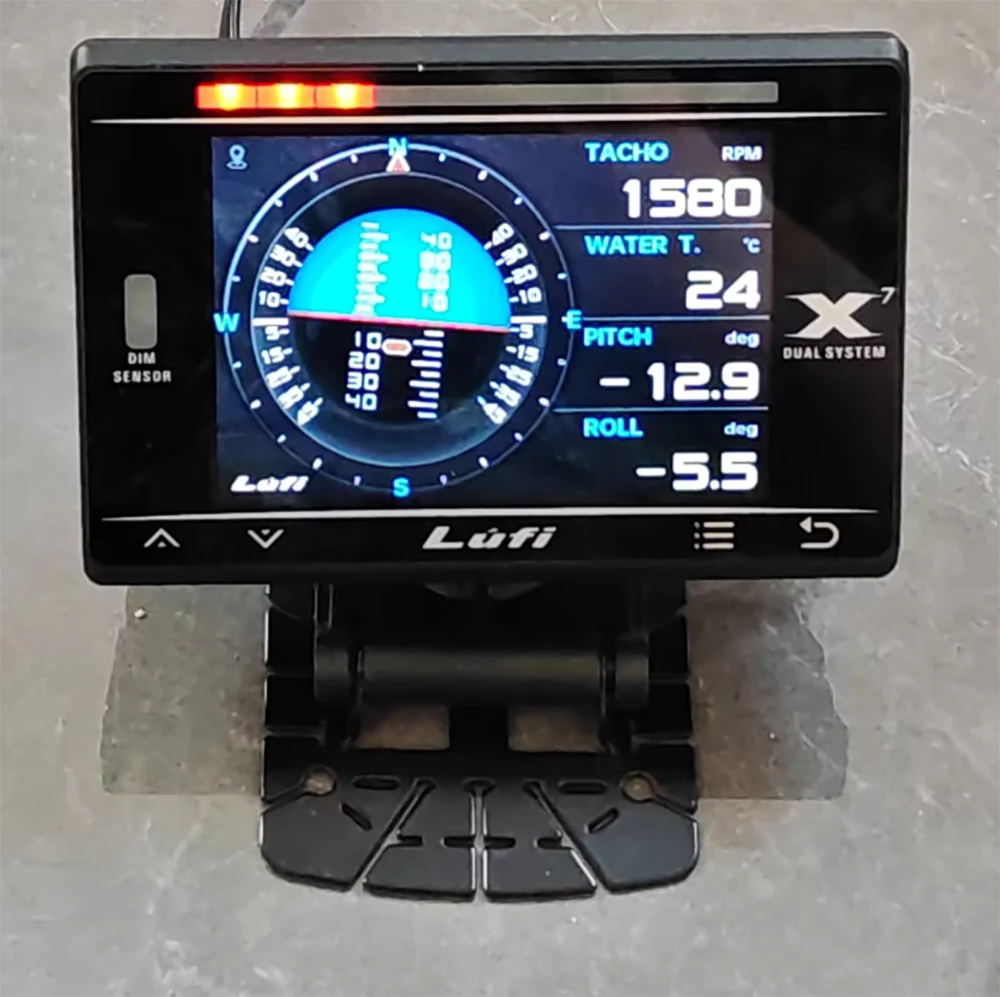 【極美品】Lufi X7 多機能OBD2スマートメーター New Fourth Generation LUFI X7 head up display OBD Instrument Water