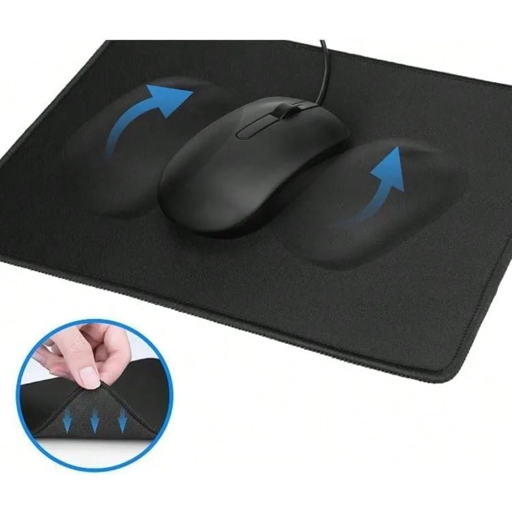 

Mouse Pad, Square Anti-Slip Rubber Mousepad, Premium-Textured Mouse Mat, Cute Office Mouse Pads For Women Men Computer Laptop