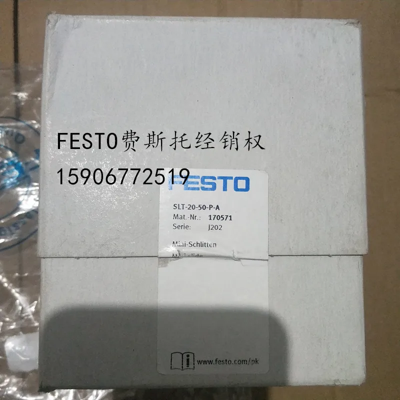 

Brand-new FESTO Festo Slide SLT-6-10-20-30-40-50-P-A Original Genuine Spot.