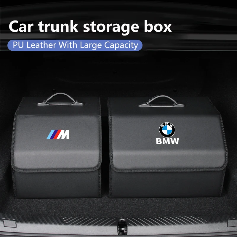 Car Trunk Storage Box Auto Tools Organizer Large Capacity Storage For BMW 5 Series X1 X3 X5 G30 G20 F10 F15 F48 F30 G01 G05 G32