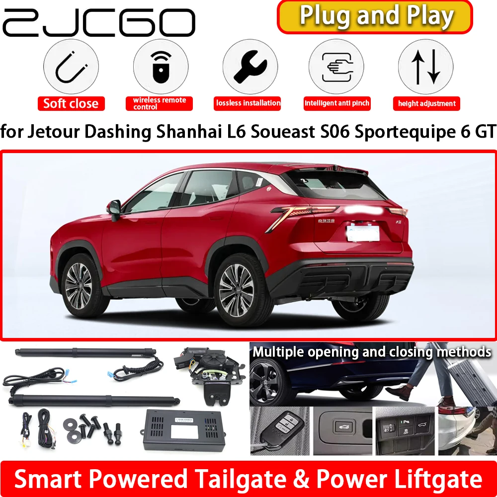 

for Jetour Dashing Shanhai L6 Soueast S06 Sportequipe 6 GT Automatic Electric Powered Tailgate Power Liftgate Tail Gate Lift Kit