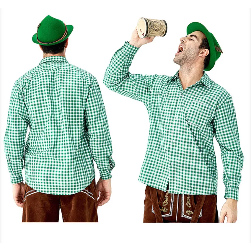 Disfraz de Oktoberfest para hombre, traje de cerveza bávaro, alemán, Fantasía