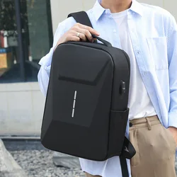 Wholesale New Men's Business Backpack Fashion Leisure Hard Case Laptop Bag Lightweight Travel Large Capacity Commuting Backpack