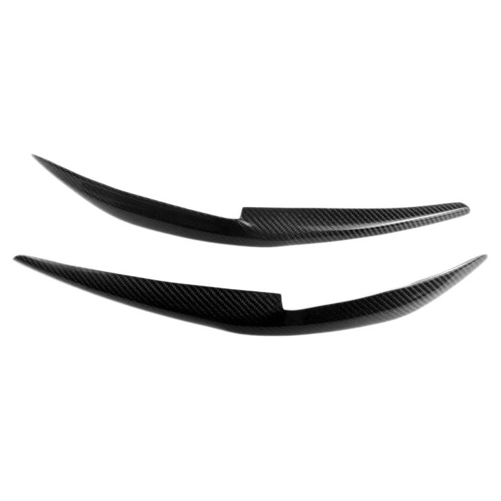 ألياف الكربون للسيارة المصابيح الأمامية غطاء الحواجب الكسوة ، ملحقات ملصق مازدا 6 أتينزا ، من ألياف الكربون