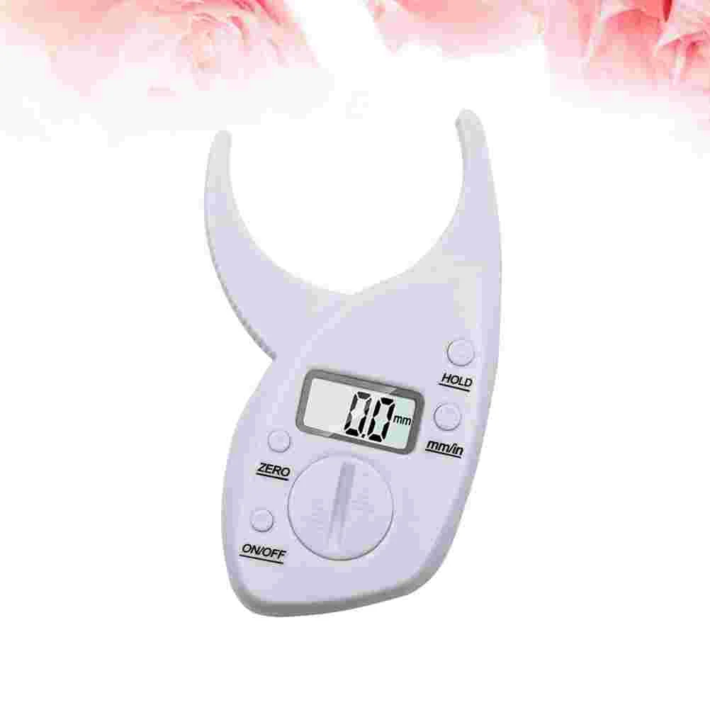 Body Fat Caliper, Portable Digital LCD Fat Tester Skin Fold Test Analyzer, Athletic Men Measuring Caliper for Digital Body