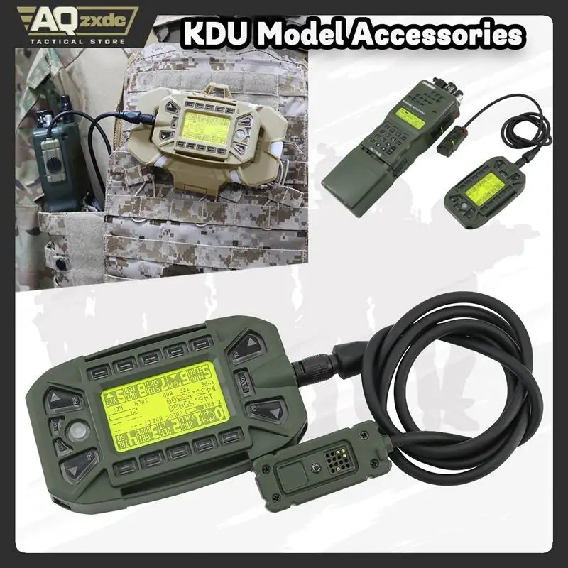 

AQzxdc PRC-152 Dummy Radio Model Box KDU Model No Function for DIY Aksesori PRC Taktis Adaptor KDU Model PRC 148 152
