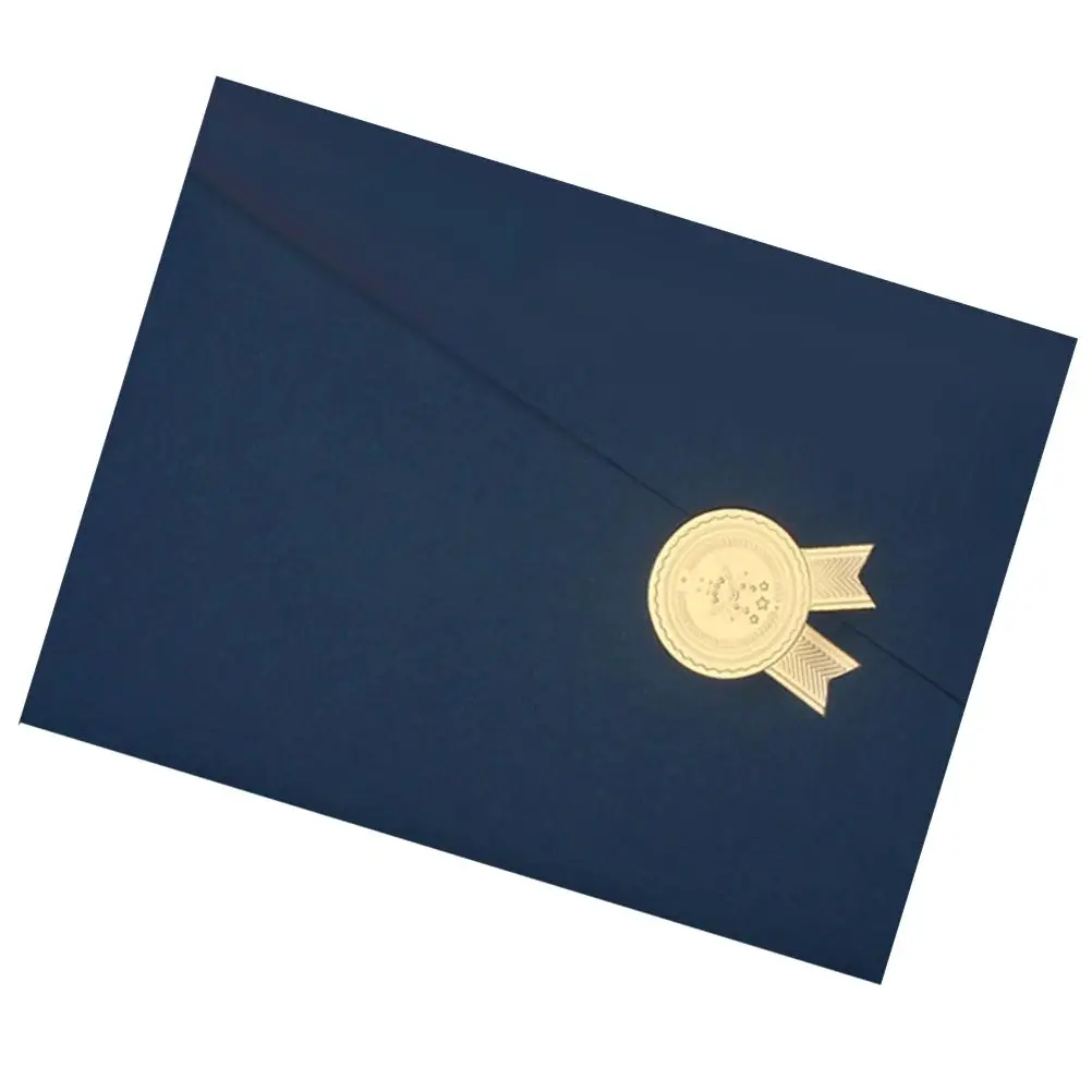 Certificate Cover A4 Red Horizontal Vertical Diploma Holder Protective Paper Folder Storage Office Home Use Award Frame