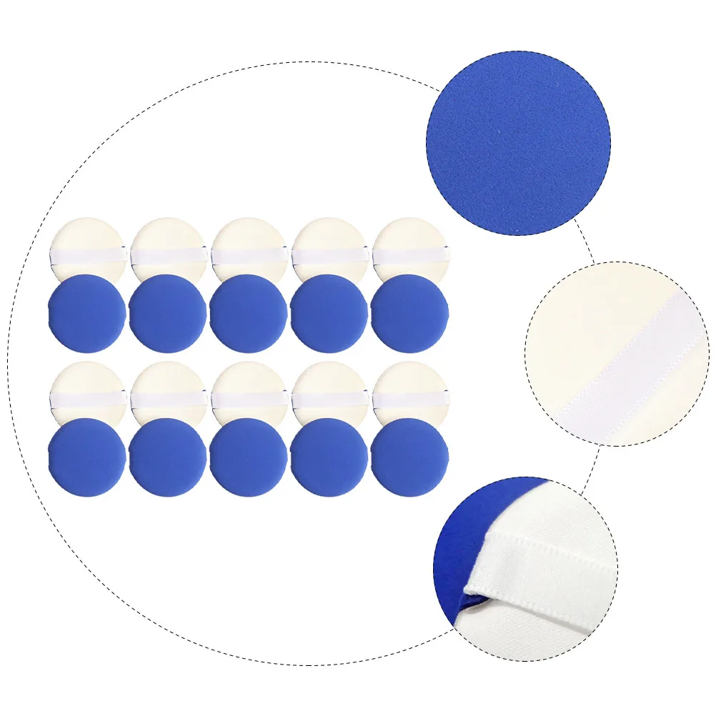 

20Pcs Makeup Sponge Puff Soft Facial Powder Puff Wet Dry Foundation Applicator for Salon Home Travel Use Non-Latex