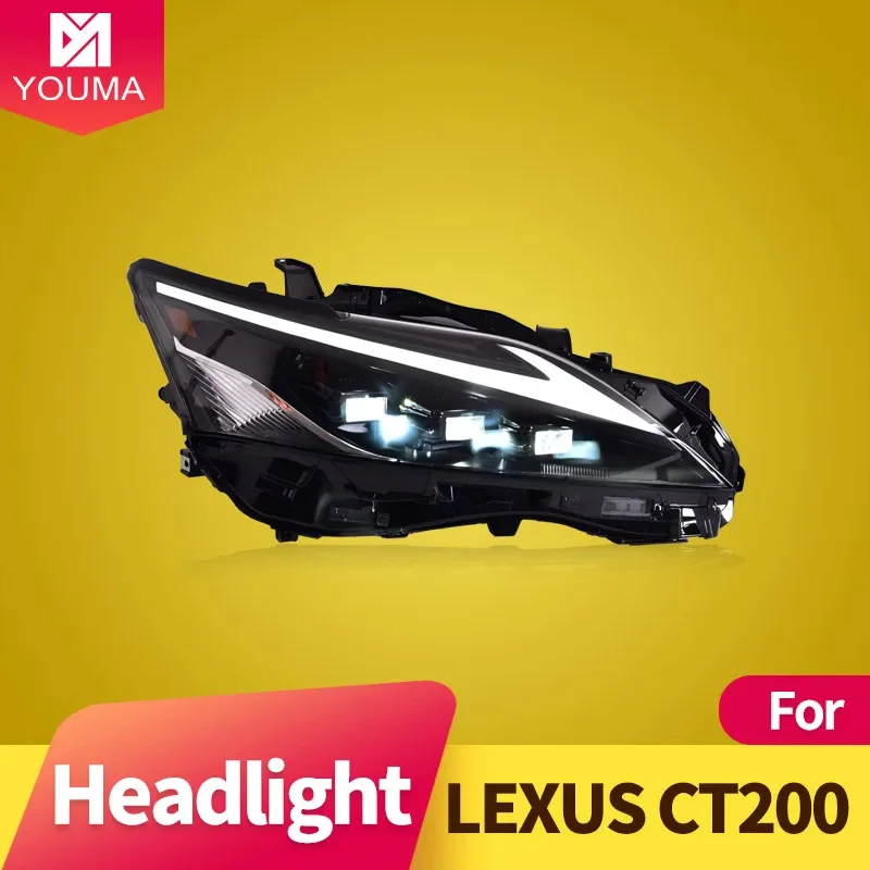 Car Styling Head Lamp for LEXUS CT200 Headlights 2012-2020 LED Headlight Projector Lens DRL Auto Accessories