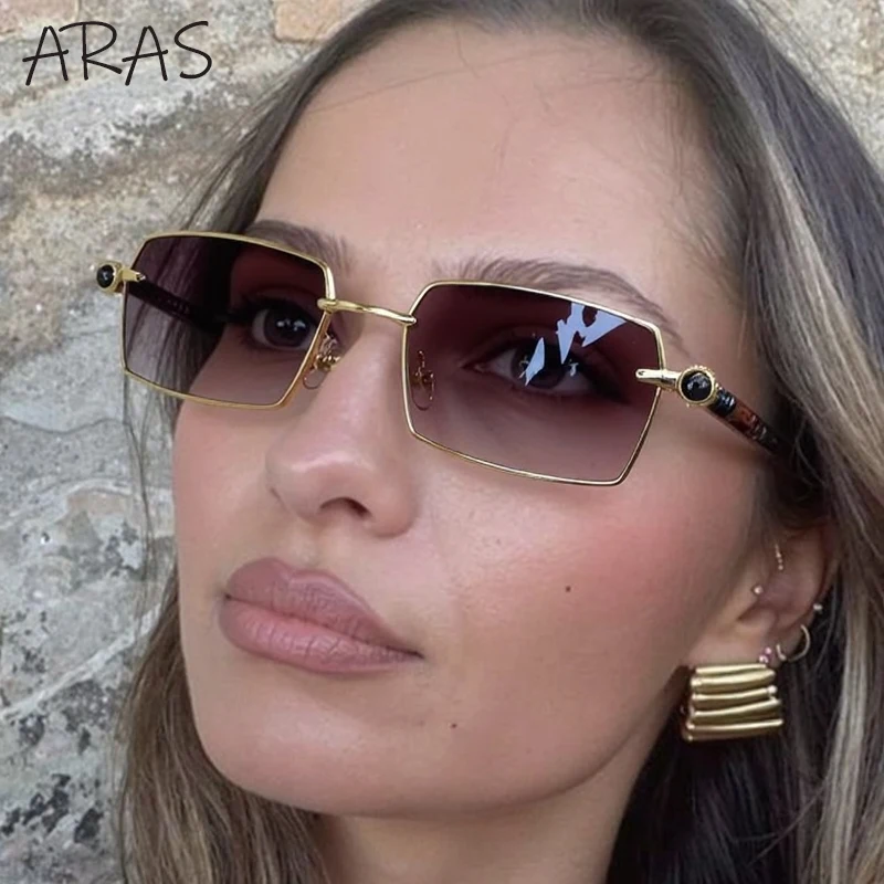 

Small Frame Rectangle Punk Sunglasses Women 2025 Luxury Brand Vintage Trendy Sun Glasses For Ladies Outdoor UV400 Eyewear Shades