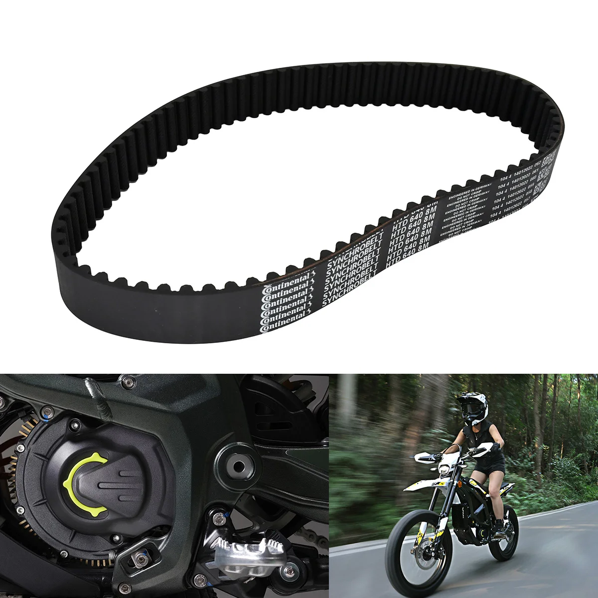 Electric Motorcycle Drive Belts Transmission Belt For Surron Ultra Bee Sur-Ron Sur Ron Enduro Dirt Pit Bike