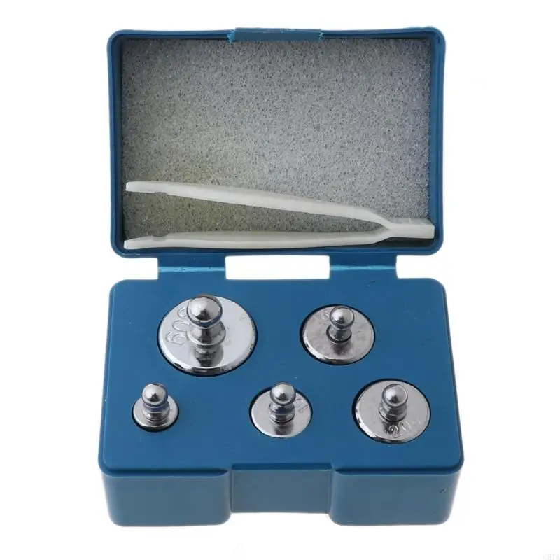 G8TA 5pcs 105 غرام مقياس المعايرة الدقة الوزن الرقمي مجموعة 10g 2x20g 50g