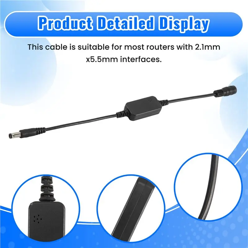 A22F-72 Hour Auto Reboot Router Routing Timer Reset Tool DC Power Timing Fiber Modem Router DC Power Manager