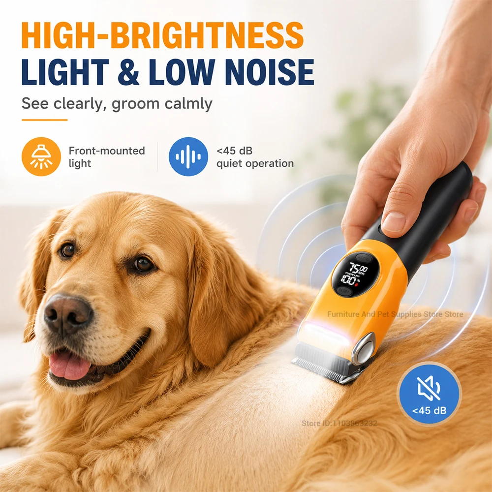 Электрическая машинка для стри – обзор и цена Cordless Dog Clippers Low Noise Grooming