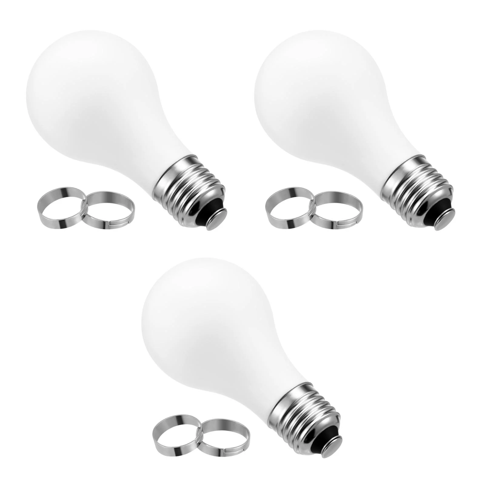 3 Count Bulb Props Light Bulbs for Lamp Shine Work Magician