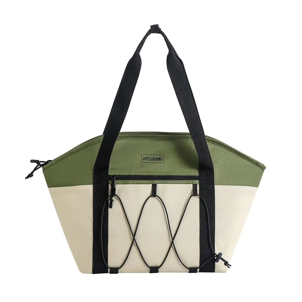 Convenient Insulated Lunch Bag Large Capacity Waterproof Thermal Lunch Box Commuting Storage Pouch Cooler Lunch Handbag Office