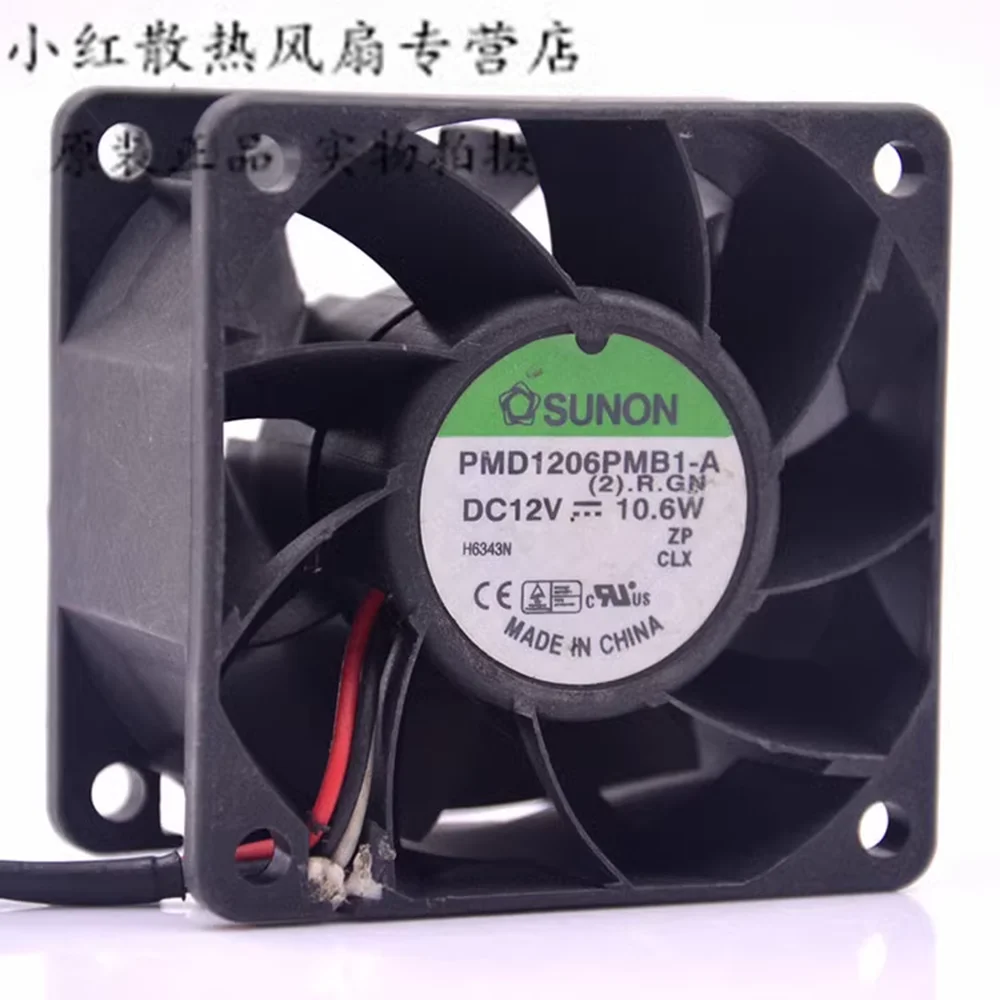 

for SUNON 6038 60mm dual ball bearing cooling fan 12V 10.6W server PMD1206PMB1-A 60*60*38mm