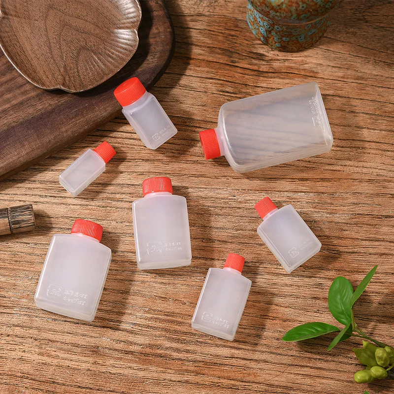 2Pcs 6ml 15ml 23ml 30ml Sushi Soy Sauce Bottle Transparent PE Food Grade Plastic Takeout Packaging For Seasoning