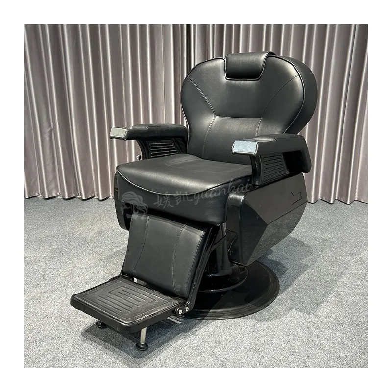 High-End Vintage Barber Chair for Men Large Hydraulic Styling Hairdressing Furniture for Beauty Salon for Barber Shops