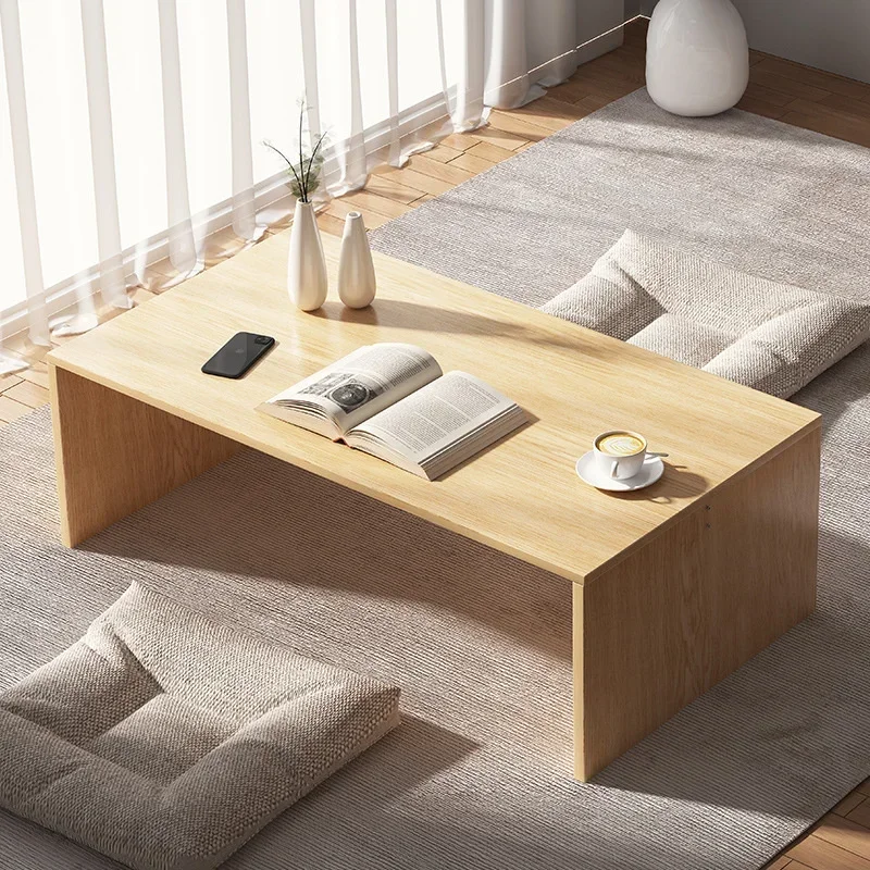 Japanese Tatami Bay Window Table,Nordic Sitting Low Table, Bedroom Kang Table, Home Furniture for Relaxation, Traditional Table.