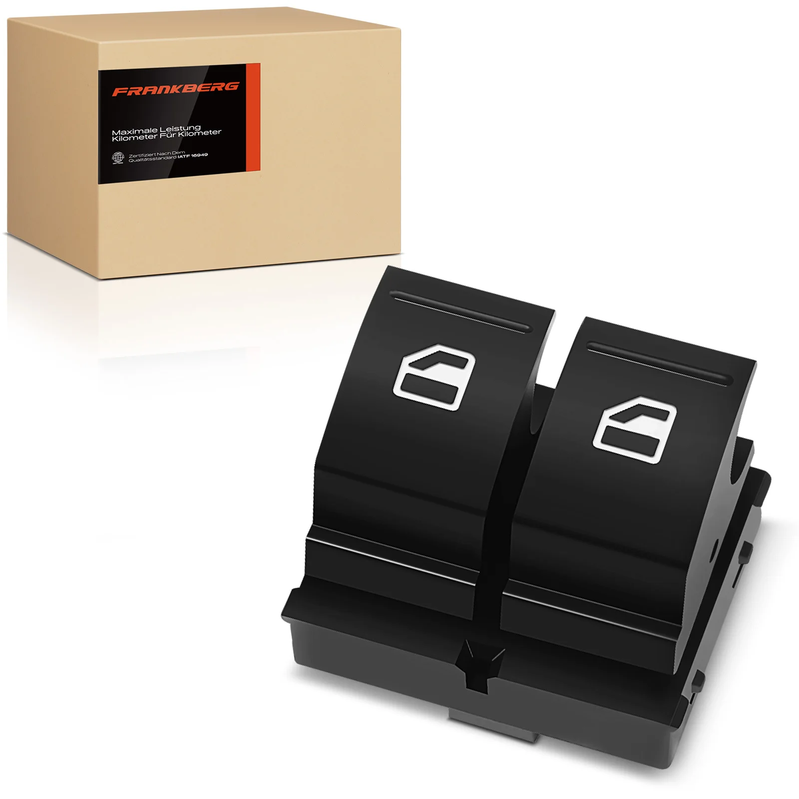 Frankberg 1x Driver schakelaar Raammechanisme voor VW Golf 5 6 Passat Jetta 3 Touran EOS Seat 1K3959857 V10730243 DWS480