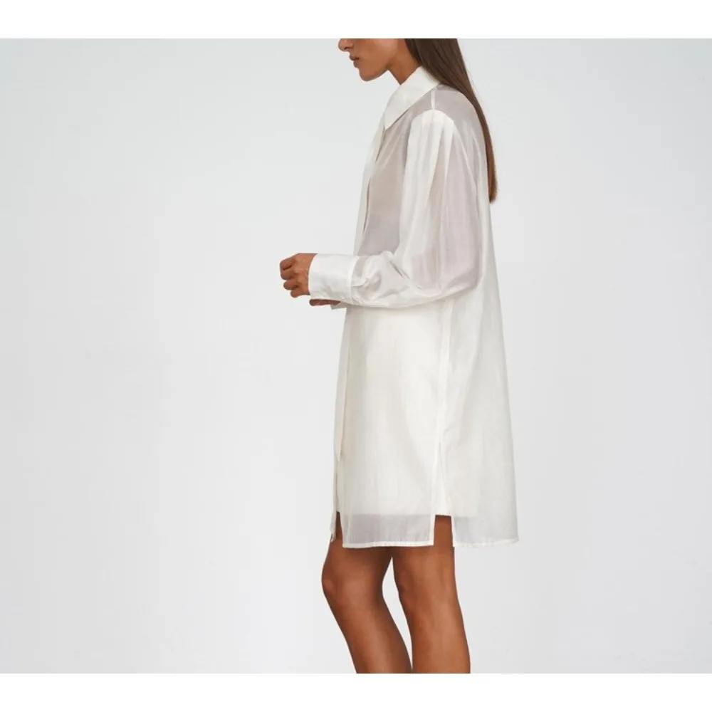 TWOTWINSTYLE Solid Spliced Lace Up Blouses voor Vrouwen Revers Lange Mouw Hoge Taille Minimal;ist Shirts Vrouwelijke Nieuwe